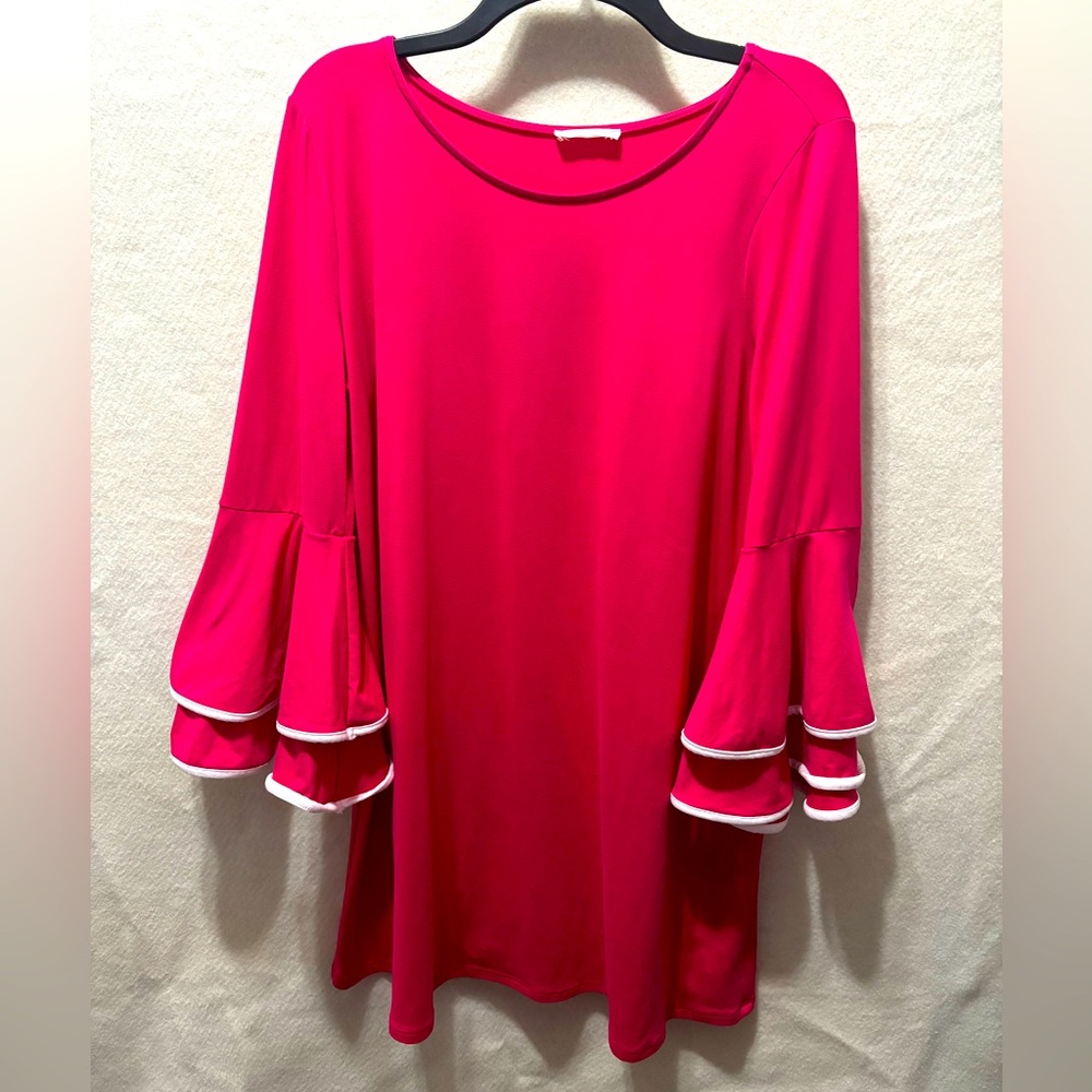 Reborn J Pink Ruffle Sleeve Dress